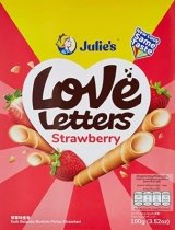 Julie'S Love Letter Strawberry Wafer 100G-img