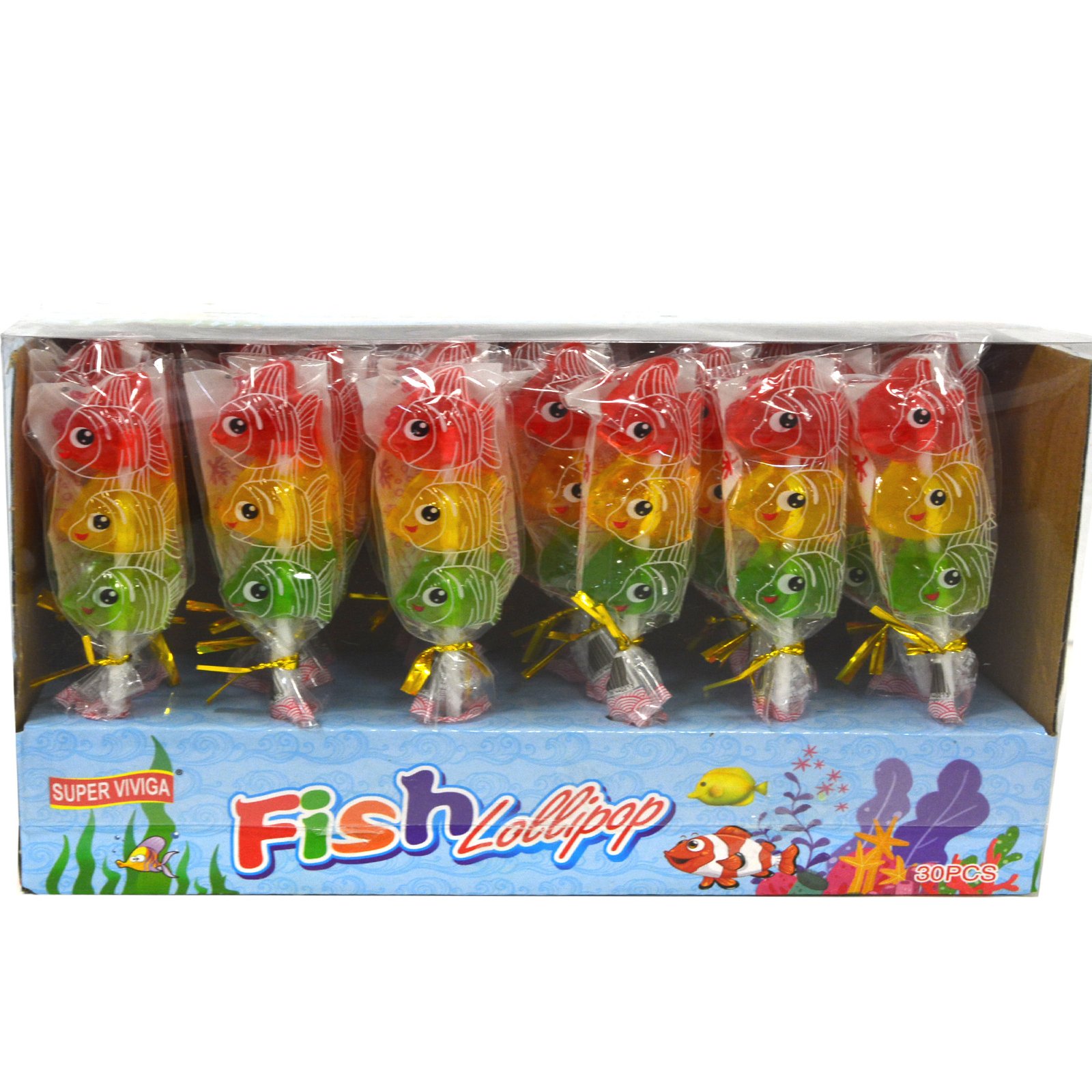 SUPER VIVIGA FISH LOLIPOP 30PCS-img
