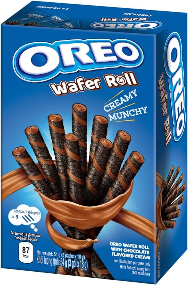 OREO WAFER CREAMY MUNCHY WITH CHOCOLATE FLAVORED 54G-img