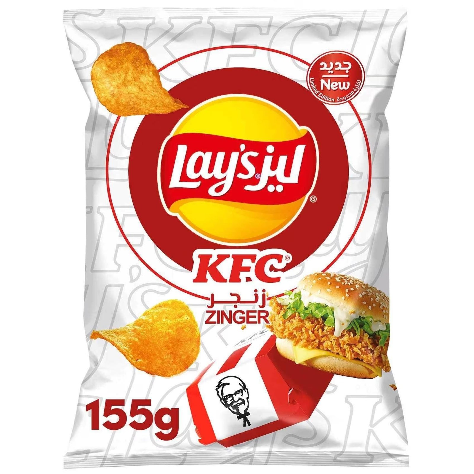 LAYS KFC ZINGER POTATO CHIPS 155G-img