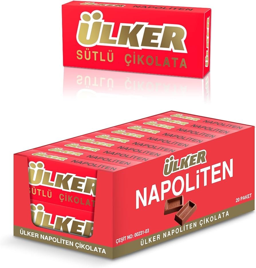 ULKER NAPOLITEN MILK CHOCOLATE 20PCS-img