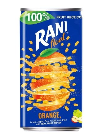 Rani Float Orange No Added Sugar Fruit Drink, 180ml-img