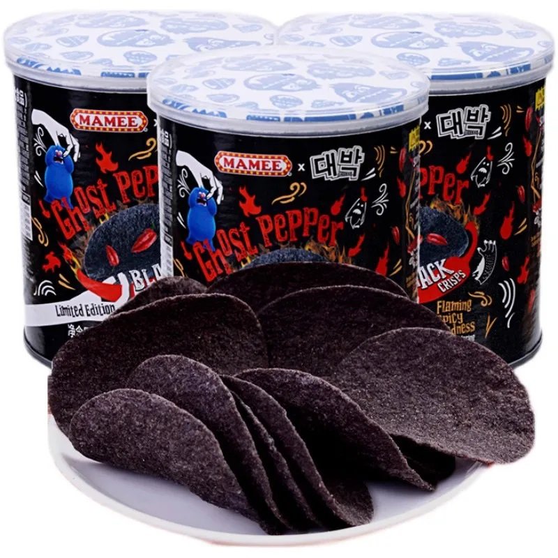 MAMEE BLACK CRISPS FLAMING SPICY MADNESS 45G-img